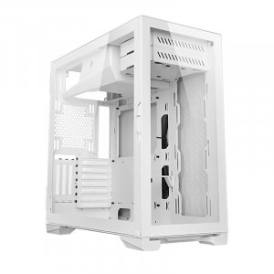 Antec P120 Crystal White Tempered Glass ATX Computer PC Case 